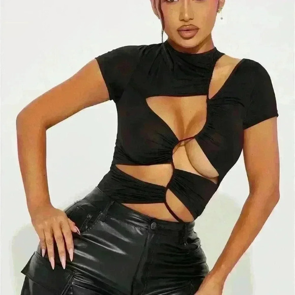 NWT FASHION NOVA ALL CAUGHT UP BODYSUIT - Picture 1 of 2